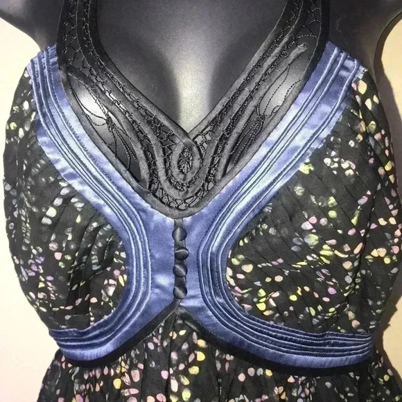 3:1 Phillip Lim Polka Dot Racerback Top Size 8 - Picture 2 of 8